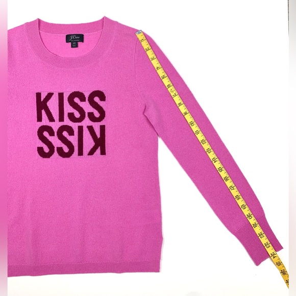 J Crew KISS KISS Layla 100% Cashmere Sweater. - Picture 7 of 8